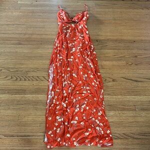 Calypso Dress Scarlet Sage